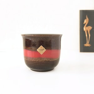 Scheurich Fabiola Planter l Mid-Century Modern West German Pottery