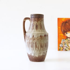 Scheurich Hellas Vase l Large Mid Century Vase,  West German Pottery