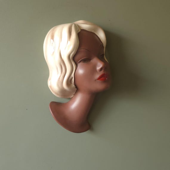 Cortendorf Wall Mask – Vintage 1950s Lady – Mid Century