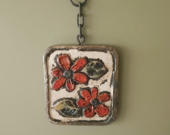 Vintage 1960's Ruscha Wall Plate, West German Fat Lava Pottery