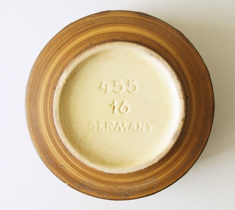 West German Pottery Mid Century ceramic ashtray by Dumler und Breiden