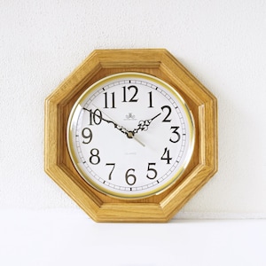 MEISTER ANKER, Large Wooden Mid Century Wall Clock, made in West Germany image 1