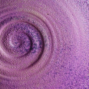 Large Purple Mid Century Bowl, Tree Bark decor, Dutch Pottery image 2
