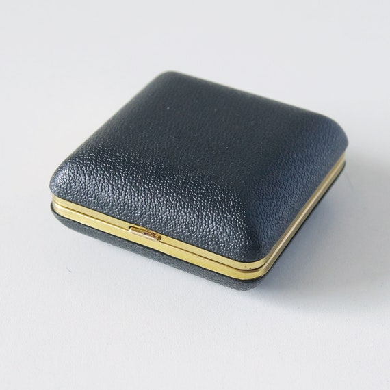 Mid Century Wind-up Travel Alarm Clock by Jerger, 2 Jewels