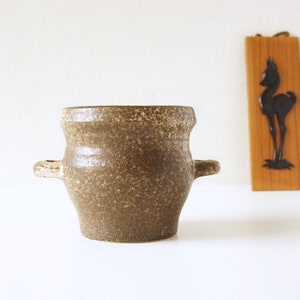 VEST Keramiek Brown Mid Century Planter. Dutch Pottery
