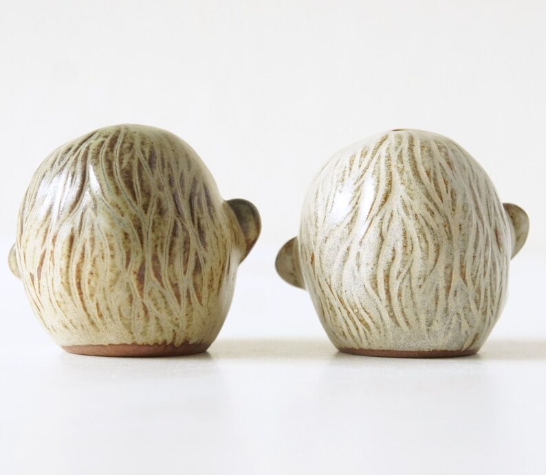 UCTCI, Mid Century Salt and Pepper Shakers, Monkey Figurines, Japan image 4