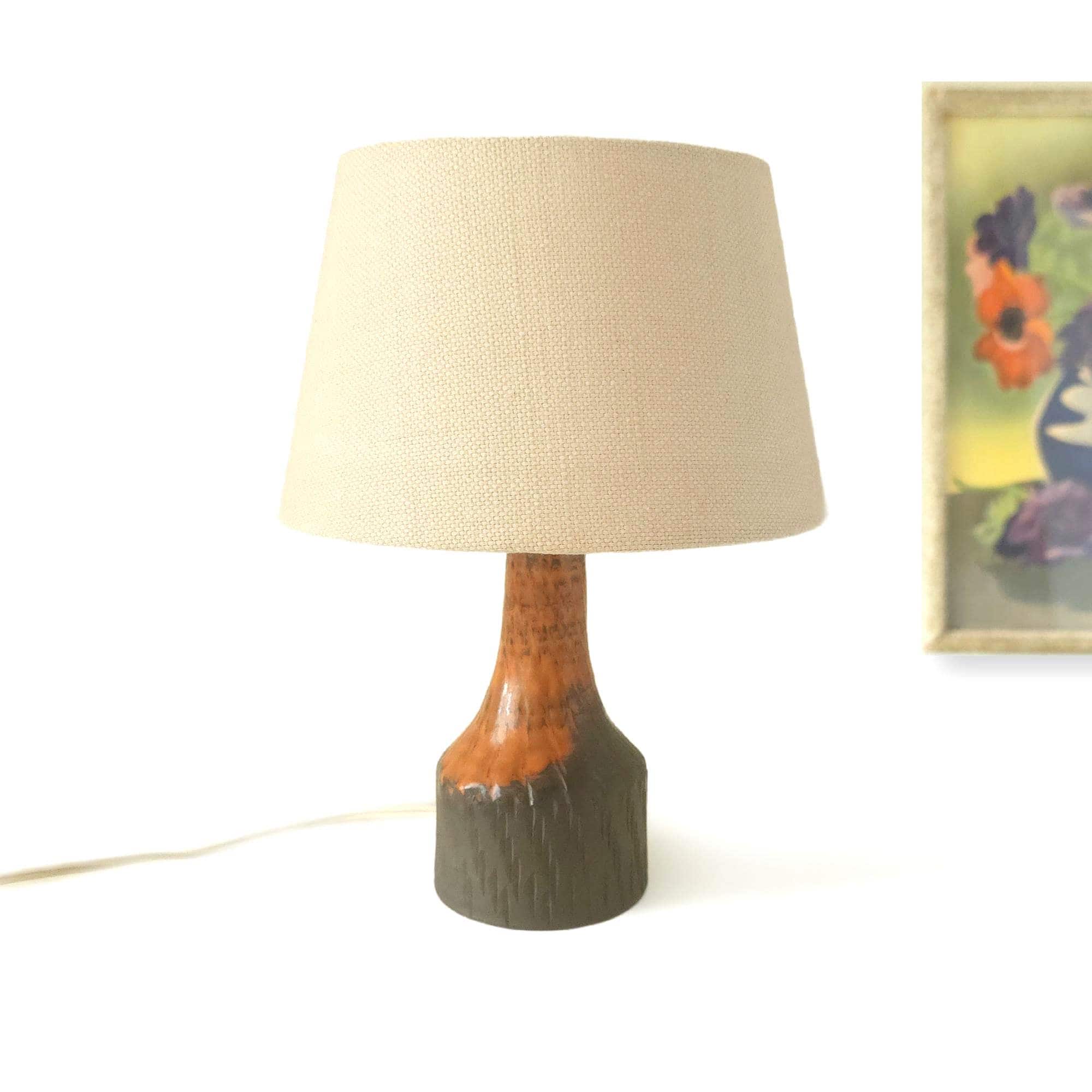Mid century pottery table lamp - Etsy 日本