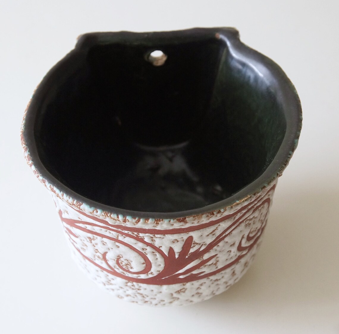 Mid Century planter / wall hanging planter West German Etsy