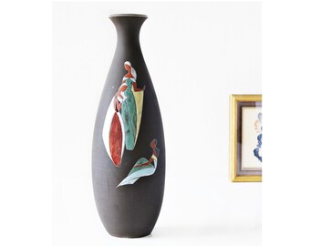 KIECHLE, Large Mid Century Vase, Abstract Women decor, West German Pottery