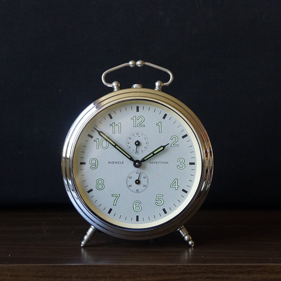 KIENZLE Large Metal Mid Century Repetition Alarm Clock, West Germany - Etsy