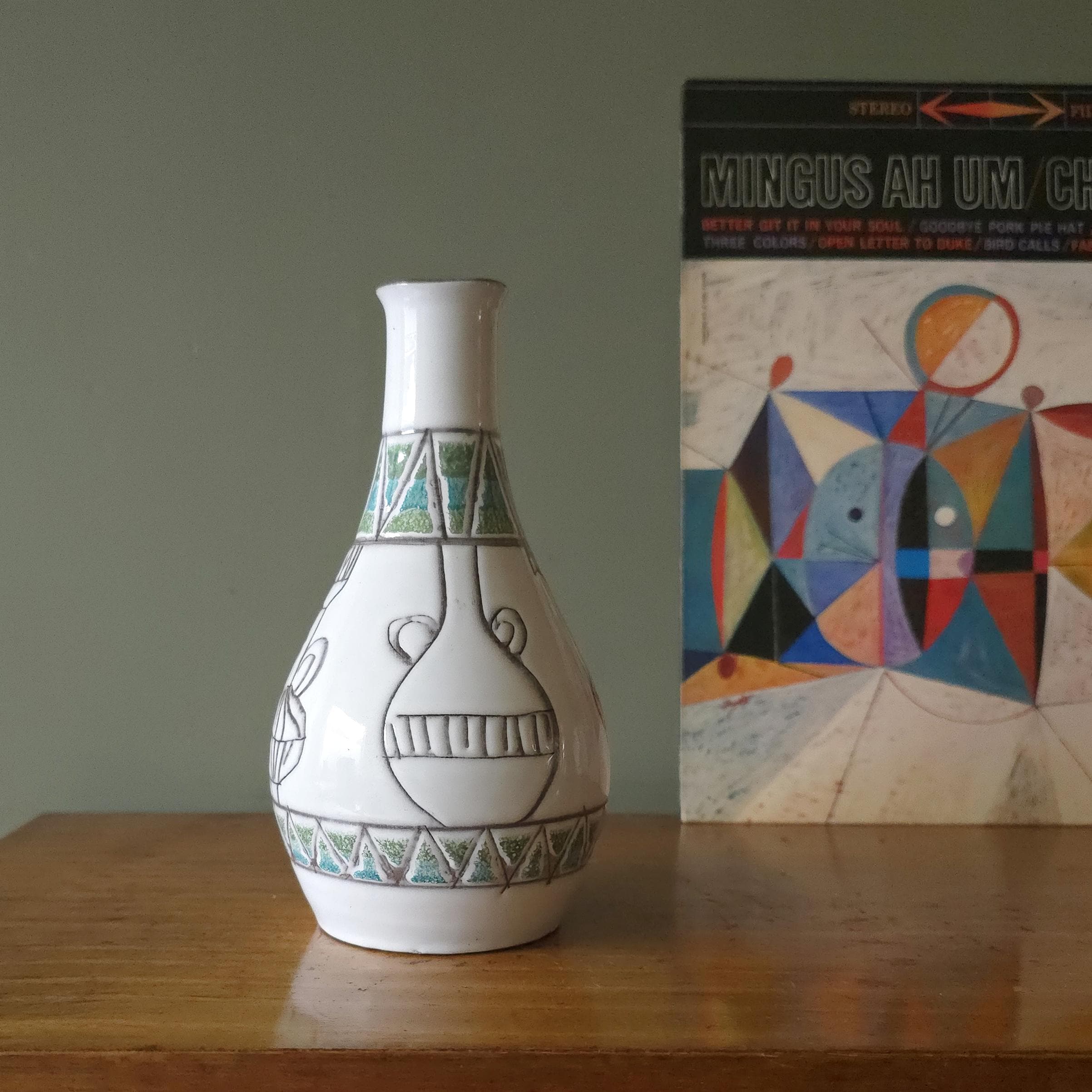 Ceramiek Maltezer Mid Century Vase, Cleopatra Series, Dutch