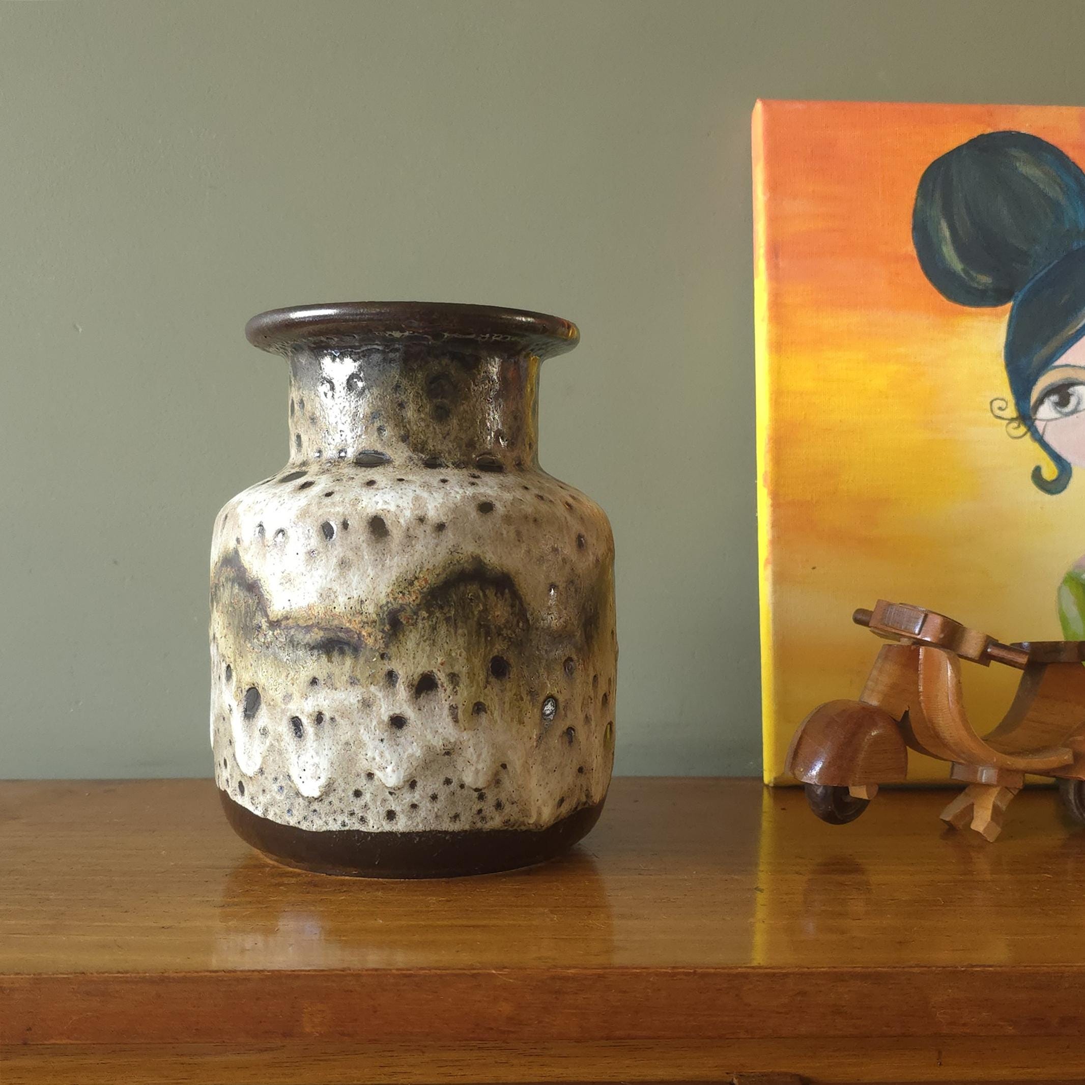 RuschaのFat Lava Ruscha Fat Lava Vase, West German Pottery, Mid Century Modern - Etsy
