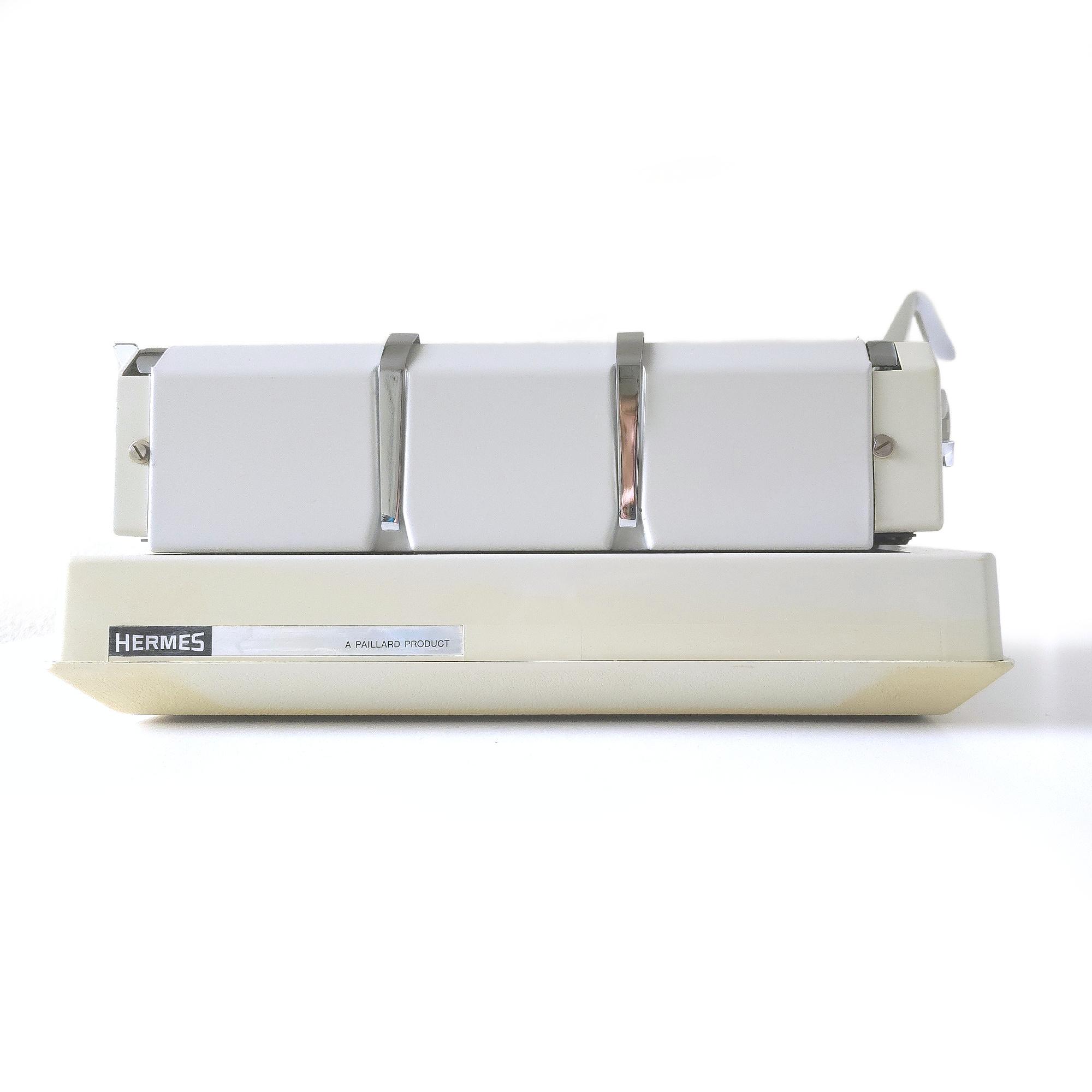 Hermes Media 3 Typewriter | 1974 Swiss | Fully Serviced & Working