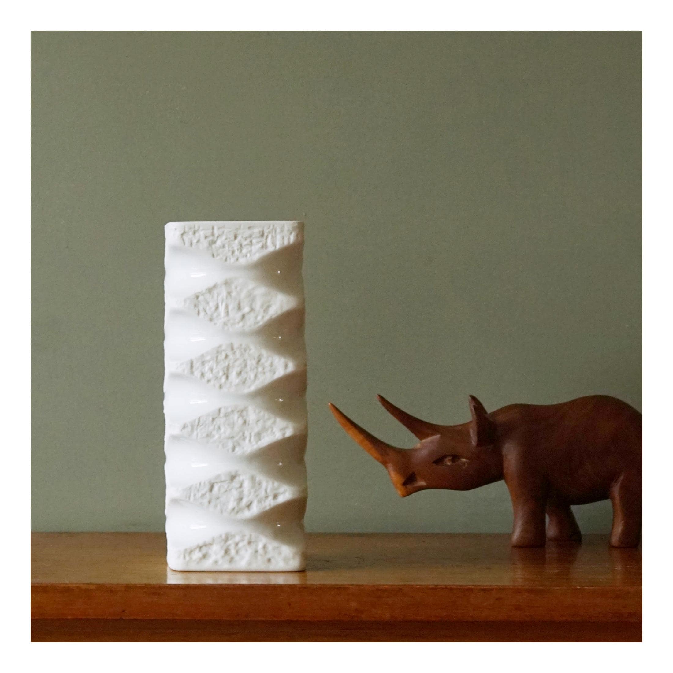 KPM 花瓶 KPM ビスク磁器花瓶 l エルンスト・フェンツル ミッドセンチュリー