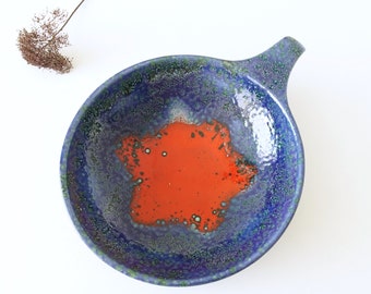 DUMLER&BREIDEN  bowl  ボウル　Fat Lava DUMLER Und BREIDEN Large Mid Century Fat Lava Bowl, in Red