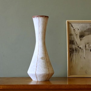 Mid Century Ü-Keramik Vase l Large West German Pottery, 60s Decor