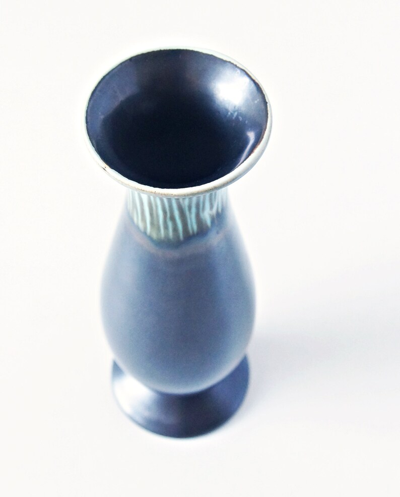 Black and Green Mid Century Vase by Staffel West German - Etsy