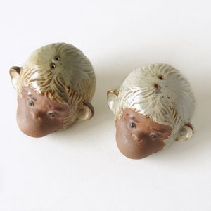 UCTCI, Mid Century Salt and Pepper Shakers, Monkey Figurines, Japan image 3