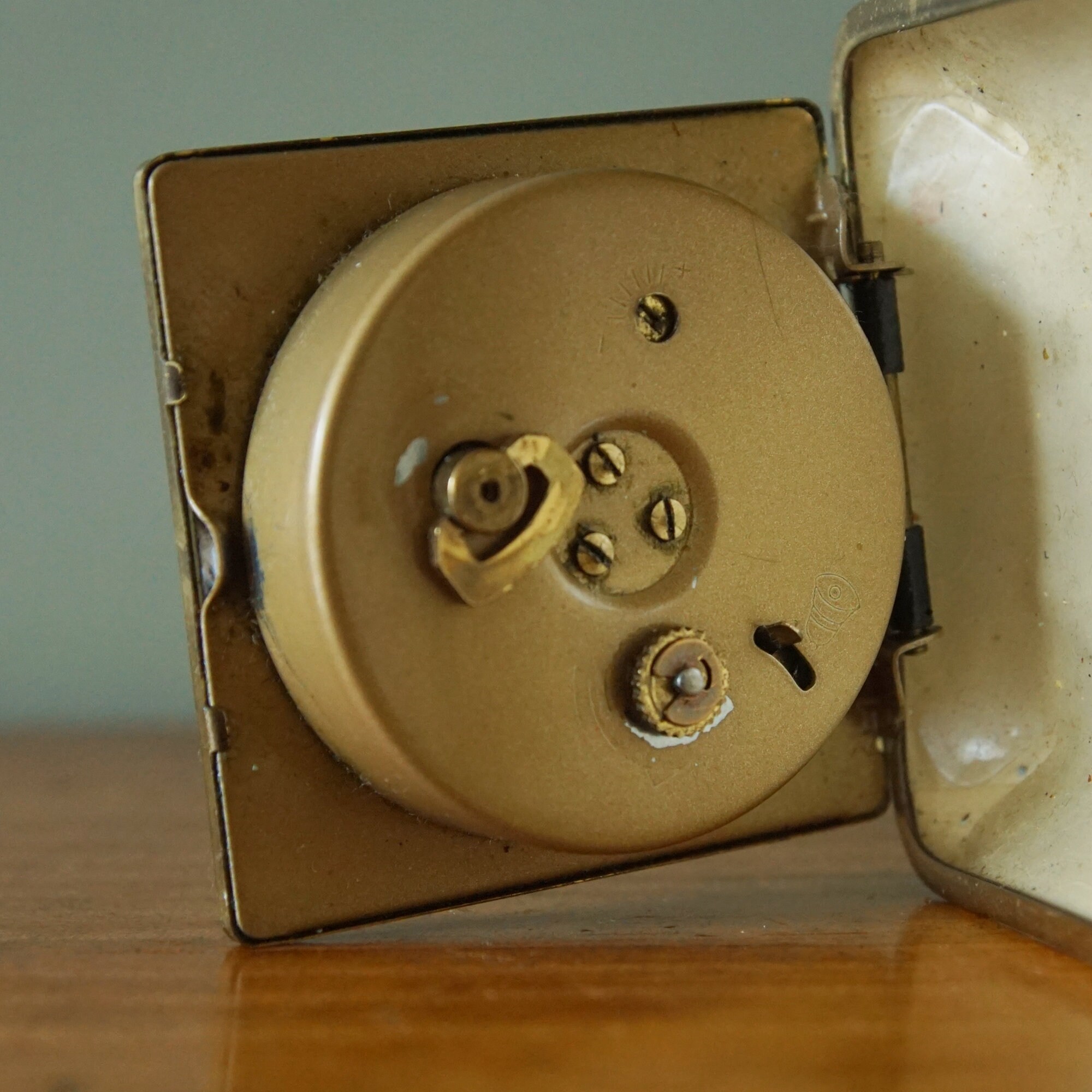 KIENZLE Mid Century Travel Alarm Clock Black Case Made in Etsy