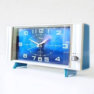 レプリカ潜水メット　卓上ライトand卓上時計 Ginza Rhythm Musical Alarm Clock: 1960s Japan Swan Lake Wind-up - Etsy