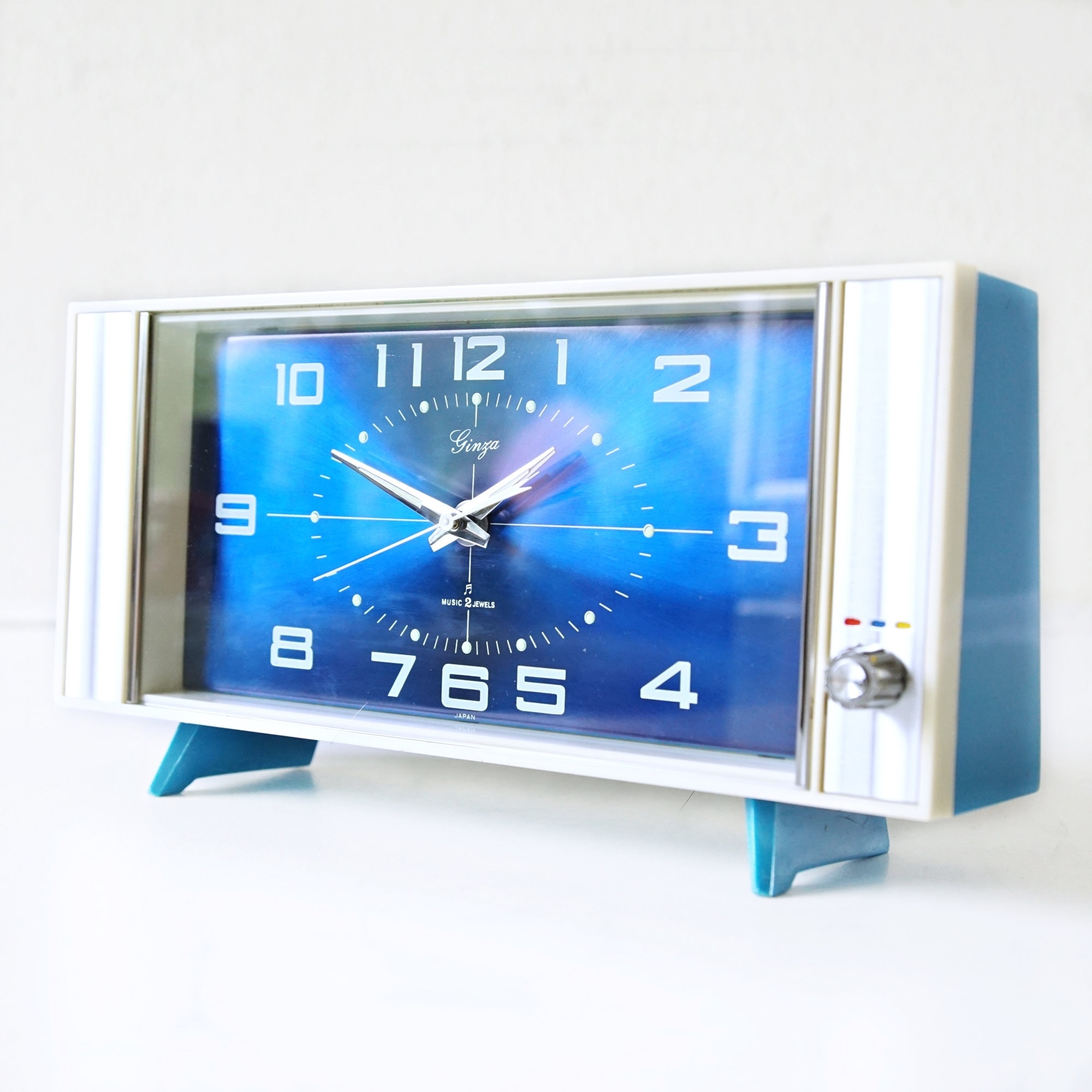 Ginza Rhythm Musical Alarm Clock: 1960s Japan Swan Lake Wind-up - Etsy