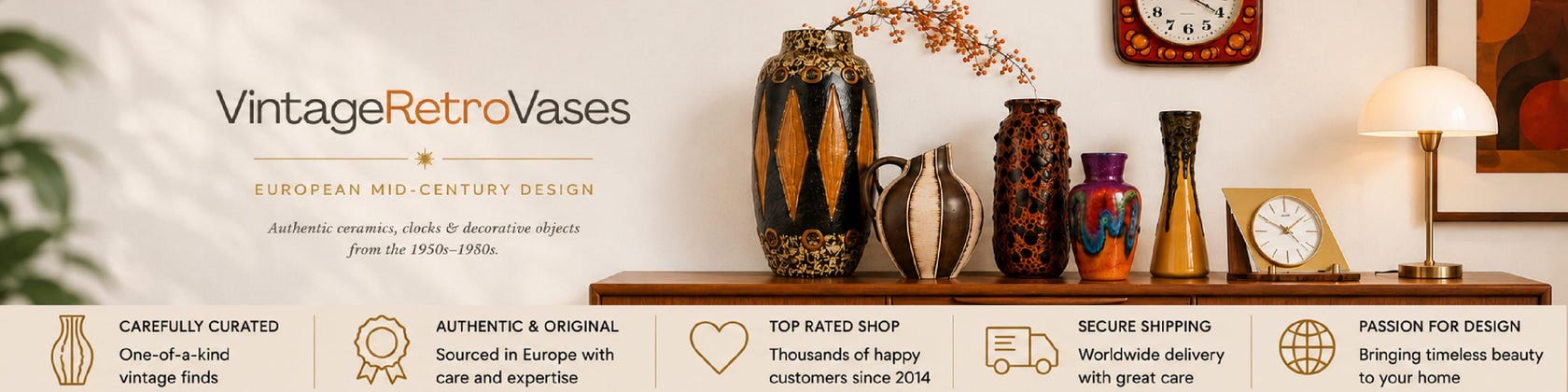 VintageRetroVases - Etsy 日本