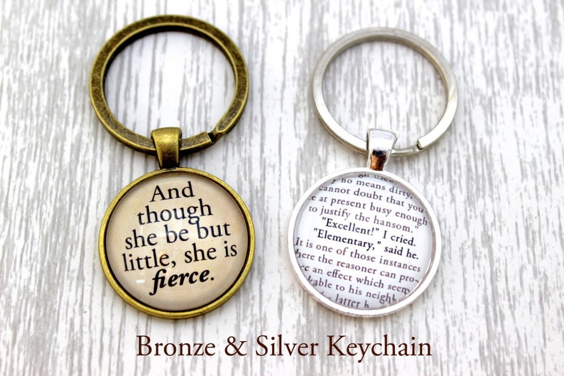 To Kill A Mockingbird Harper Lee Quote Necklace or Keychain Keyring. /'One Does Not Love Breathing/'
