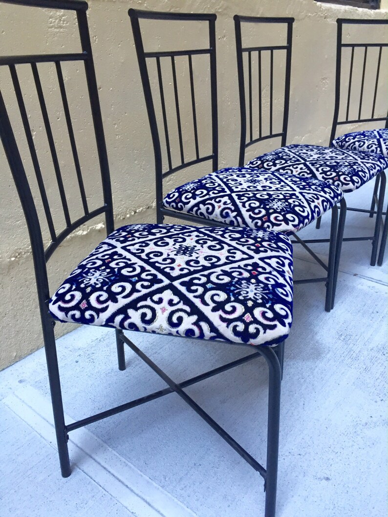 Kirguisa Con Up Local 4 Asientos Tela Seda Sillas Adorno Tapizadas De Única Nueva Comedor Camino Cocina Pick Único kXZuiP