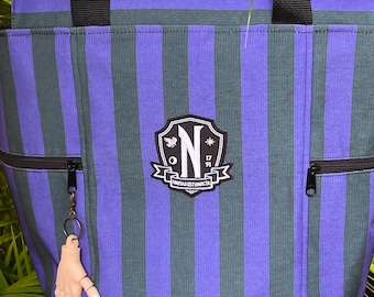 Nevermore Uniform Washable Tote Shopping Bag