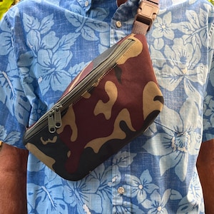Camo PVC Sling/Waist Pouch