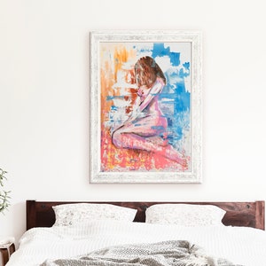 Nudeart Woman Erotic Painting Sensual Bedroom Art Fine Art - Etsy