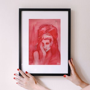 Amy Winehouse Abstract Portrait Painting Original Artwork, Amy Winehouse Portrait, Amy Whinehouse, Amy Winehouse Painting, Amy Winehouse Art