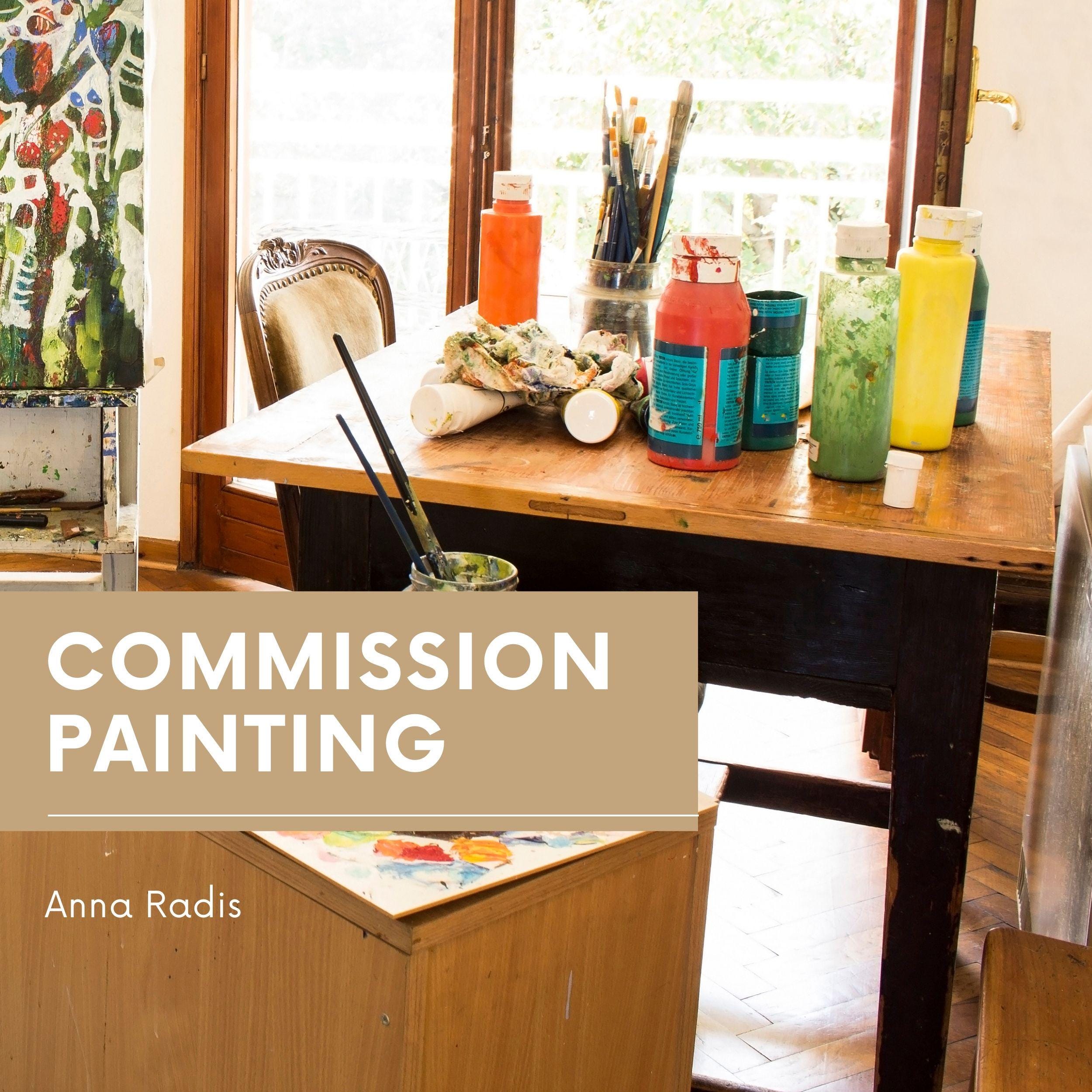 Commission Paintings Abstract Art, Original Paintings Made To Order Acrylic On Canvas Or Aquarelle, Custom Order Paintings Hand Painted