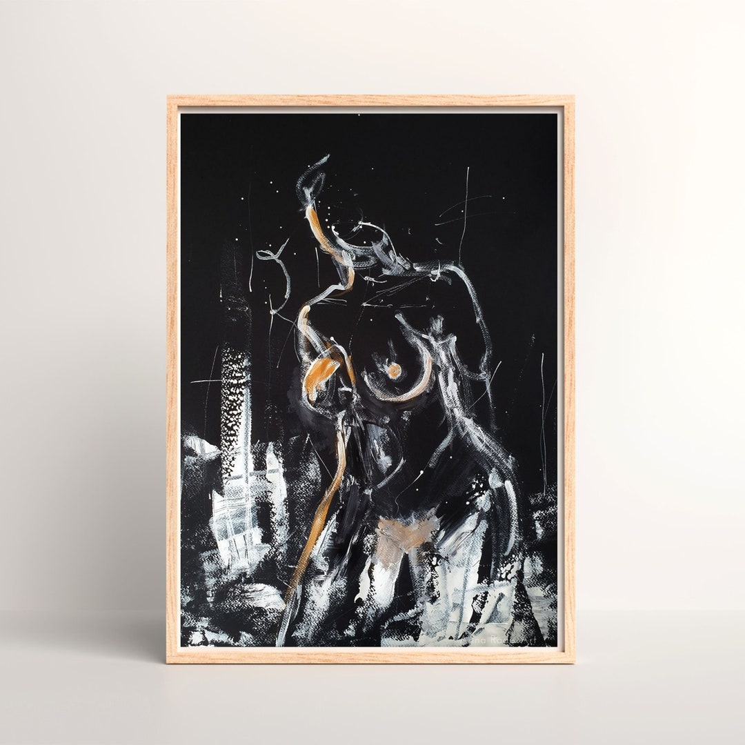 Nudeart Painting, Original Nude Art, Sexual Painting, Abstract ...