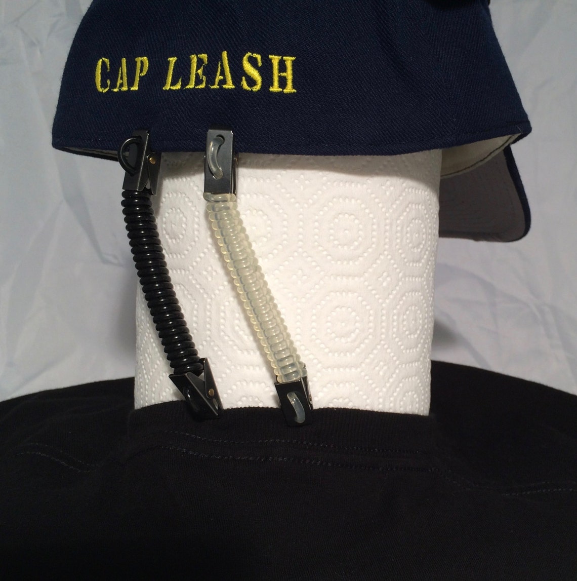 Retractable Cap Hat Leash Retainer Keeper TOPPER STOPPER Wind Land