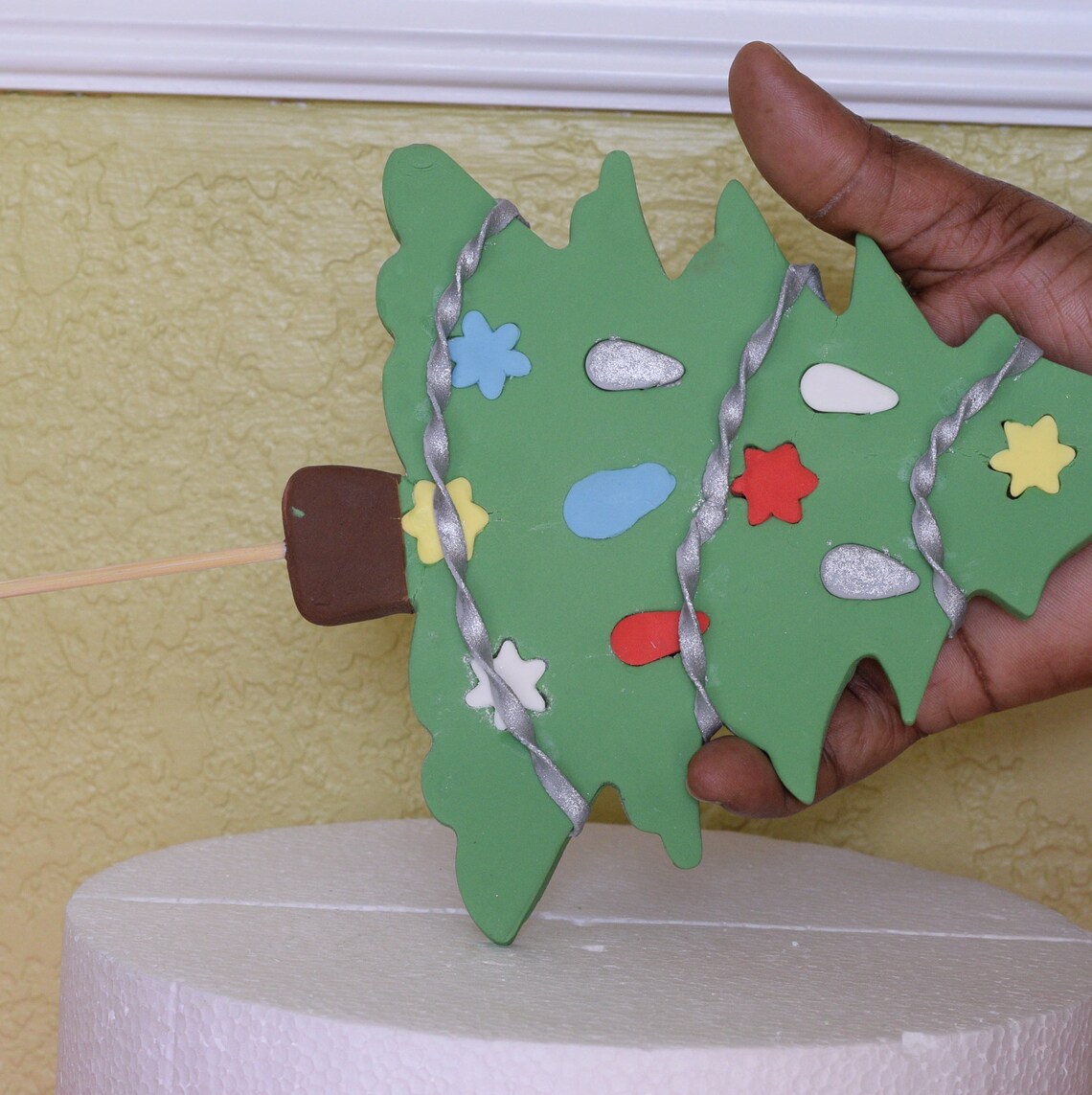 Christmas Tree With Fondant / Gum Paste Gift Wrapped Boxes for Etsy