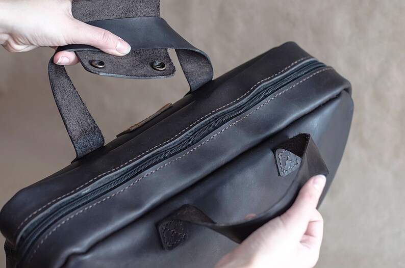 Leather Briefcase,Man leather bag 15.6 Laptop Leather Messenger Bag Classy Bag Handmade Cross-body Bag Satchel Rustic Briefcase