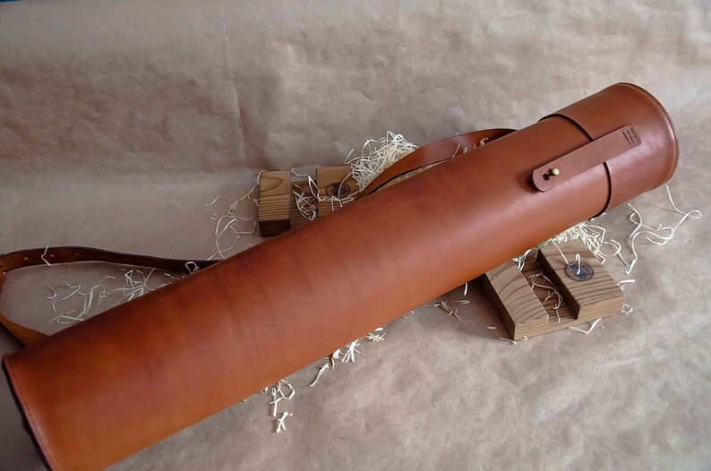 Gwent leather Tube case document tube drawing tube case Etsy