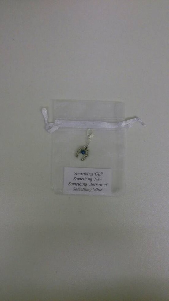 SILVER SIXPENCE GIFT BRIDAL WEDDING LUCKY HORSESHOE HEART SWEEP CLIP ON CHARM