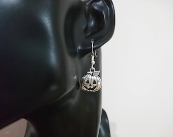 Halloween Pumpkin Earrings: Gothic Party Jewelry
