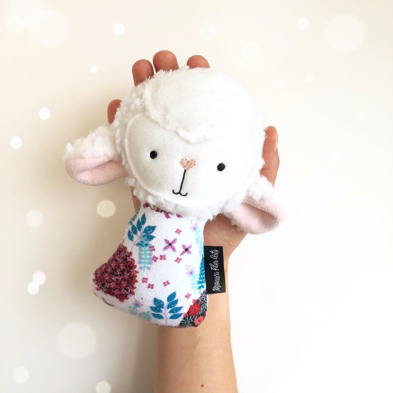 Easter Lamb Bebe Doll Mini Stuffed Animal Lamb Lamb Nursery Etsy