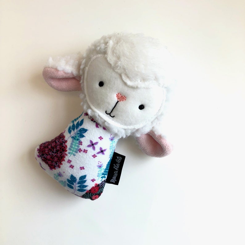 Easter Lamb Bebe Doll Mini Stuffed Animal Lamb Lamb Nursery Etsy