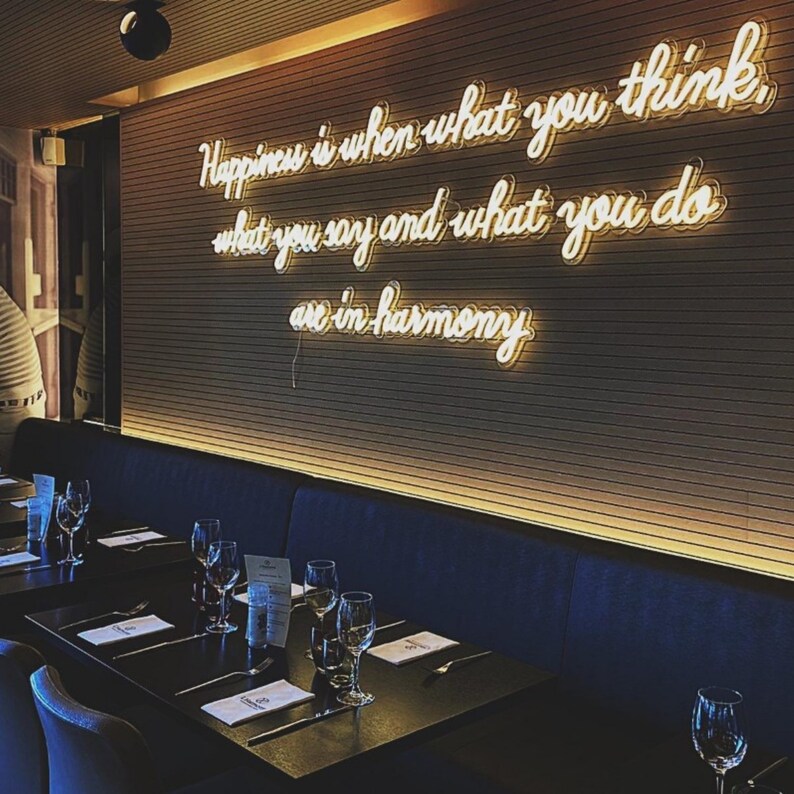 Signs In Restaurants Restaurant Neon Sign Signage LED Neon Sign Restaurant Sign - Etsy