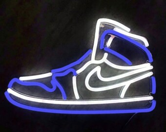 Air Jordan / LED Neon Sign Michael Jordan Art Air Jordan | Etsy México