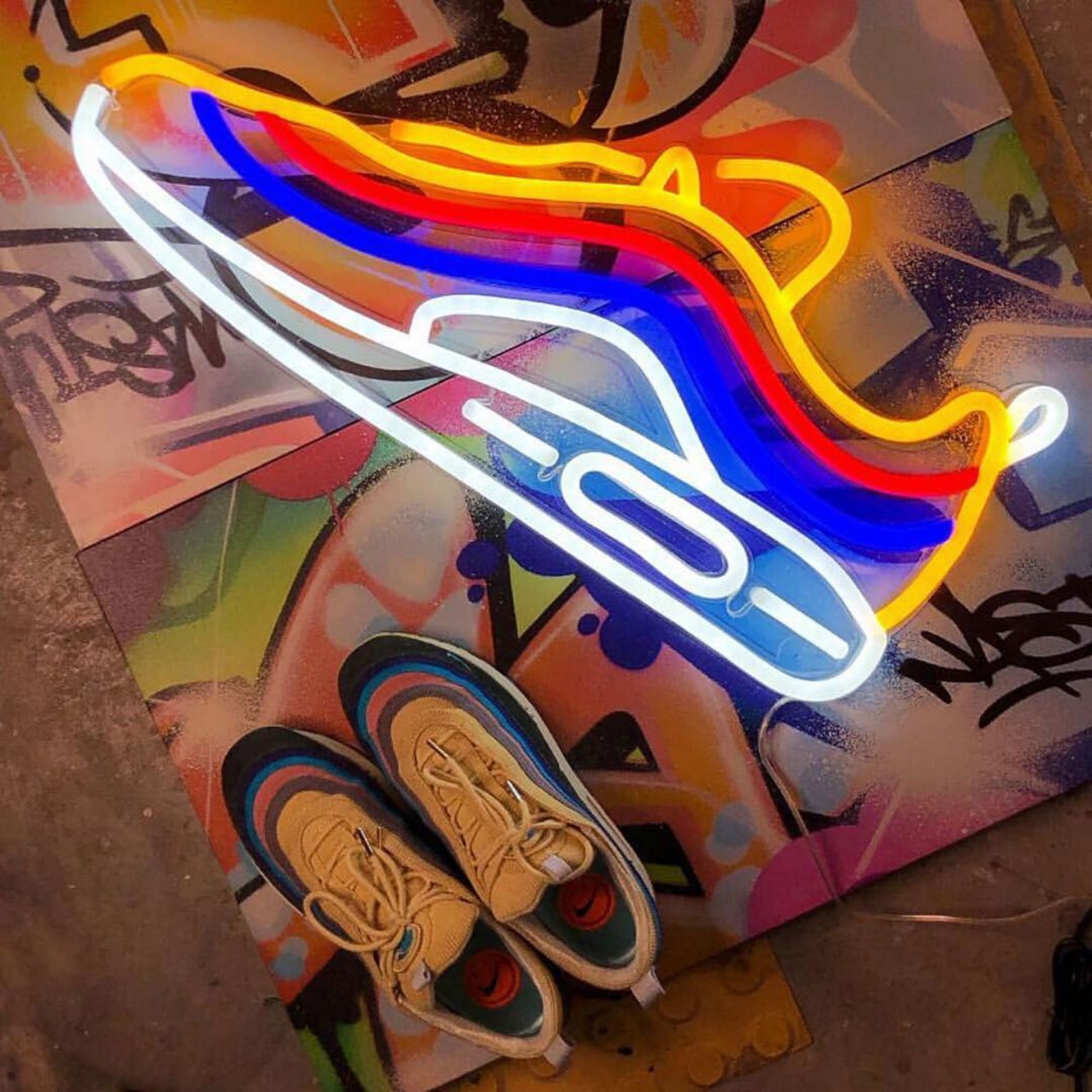 Air Max 1/97 Sean Wotherspoon LED Neon Sign Neon Sneakers | Etsy