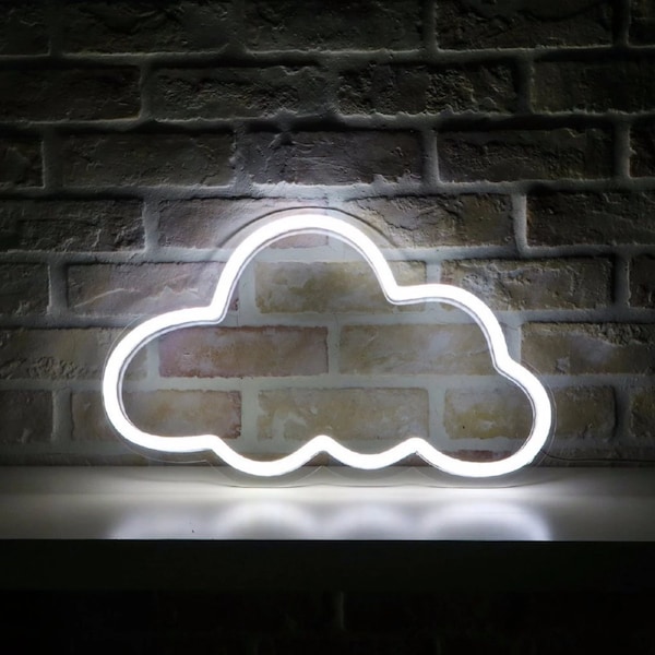 Cloud | LED Neon Sign, Cloud Art, Neon For Home, Cloud, Hanging Cloud, Cloud Wall Art, Cloud Decor, Light Up Cloud, LED Cloud