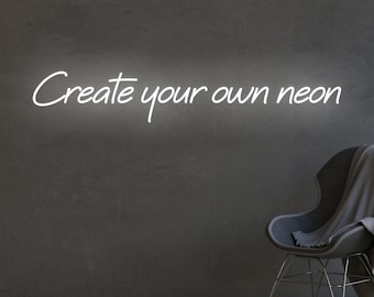 Neon sign custom |  LED Neon Sign, LED Neon, Neon Sign, Quote Neon Sign