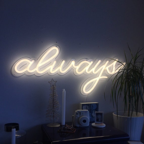 Etsy custom led signs best sale