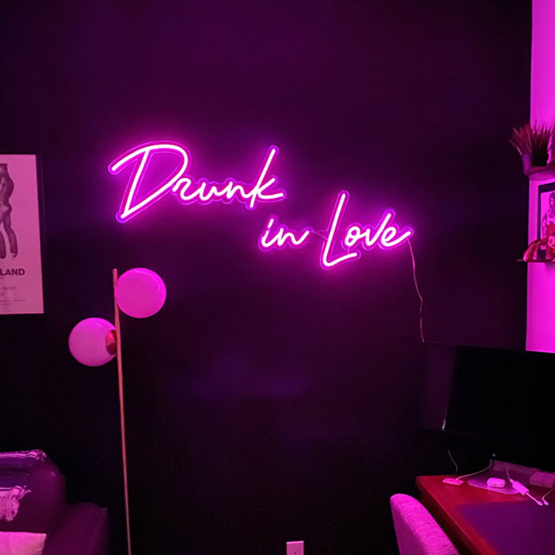 Drunk in Love Neon Sign Drunk in Love Sign, Wedding Neon Sign - Etsy