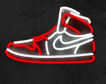 Air Jordan LED Neon Sign Michael Jordan Art Air Jordan - Etsy